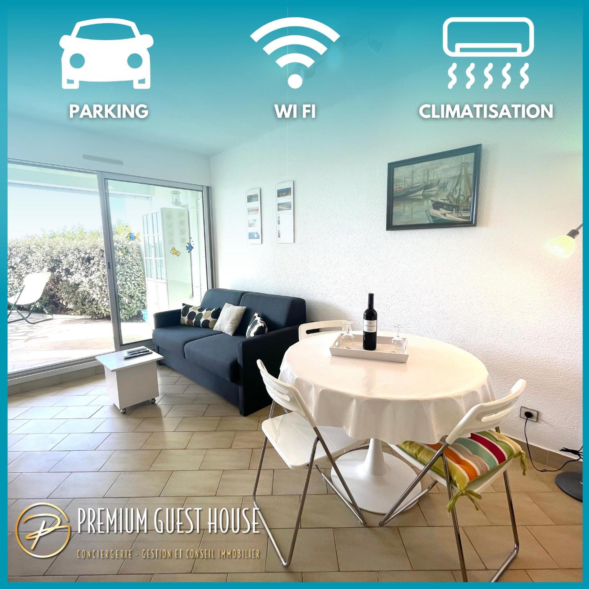 Pgh N26 - Premiere Ligne, Jardin Et Parking Prive Apartment La Grande Motte Bagian luar foto